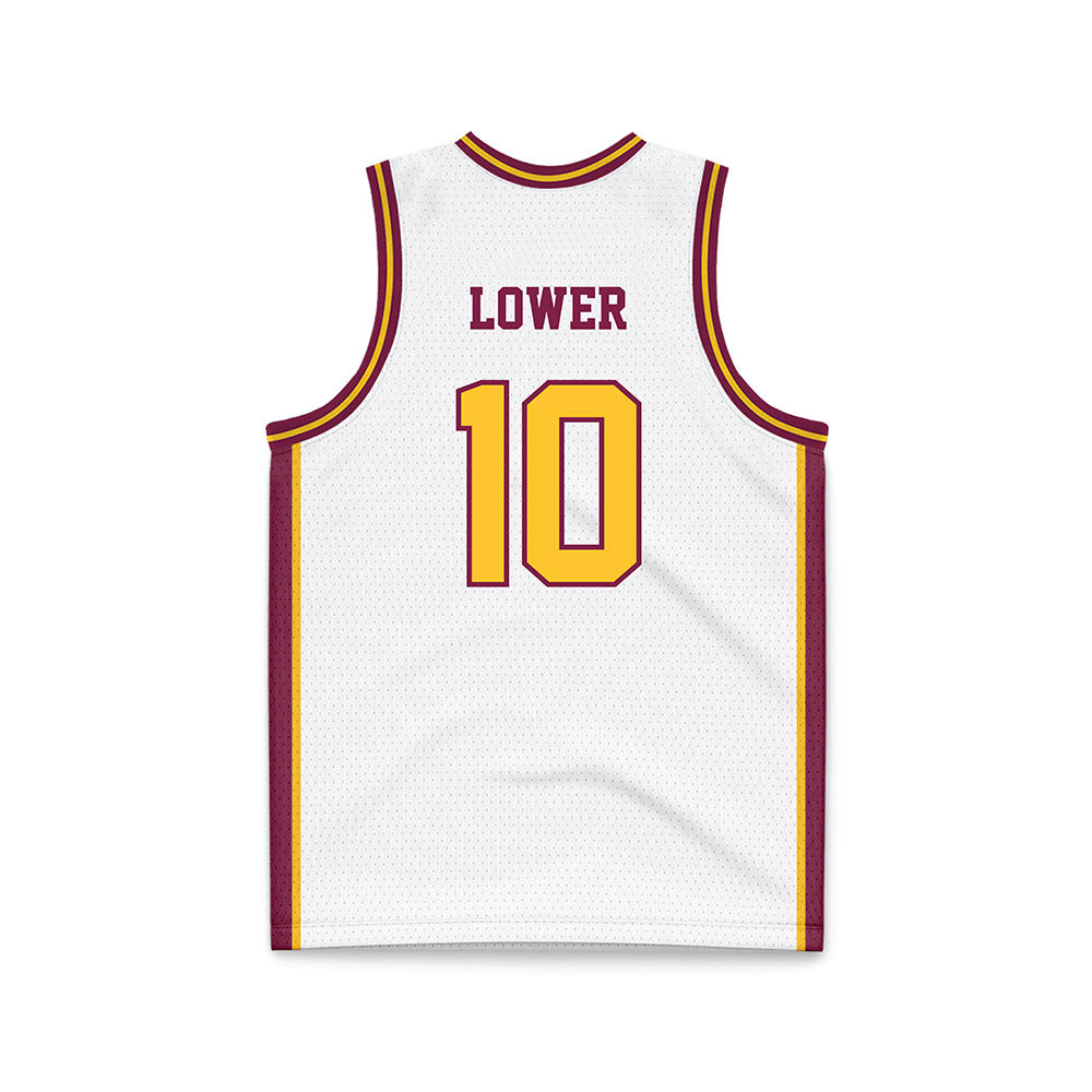 Arizona State - NCAA Women's Basketball : Averie Lower - White Basketball Jersey-1