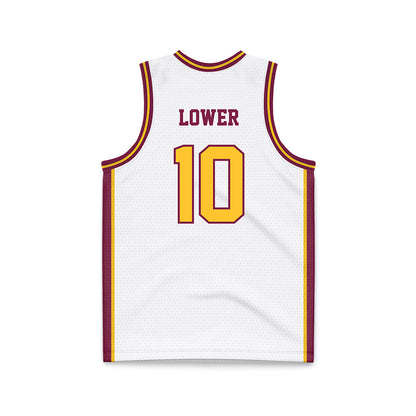 Arizona State - NCAA Women's Basketball : Averie Lower - White Basketball Jersey-1
