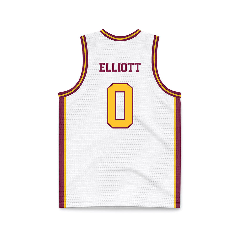 Arizona State - NCAA Women's Basketball : Gabrielle Elliott - White Basketball Jersey-1