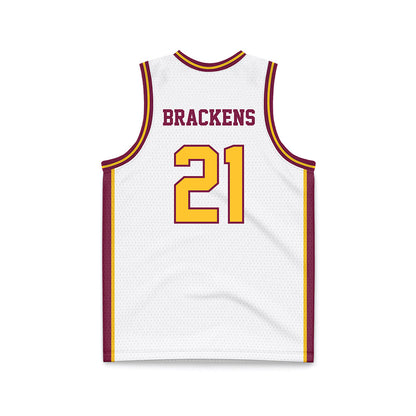 Arizona State - NCAA Women's Basketball : McKinna Brackens - White Basketball Jersey-1