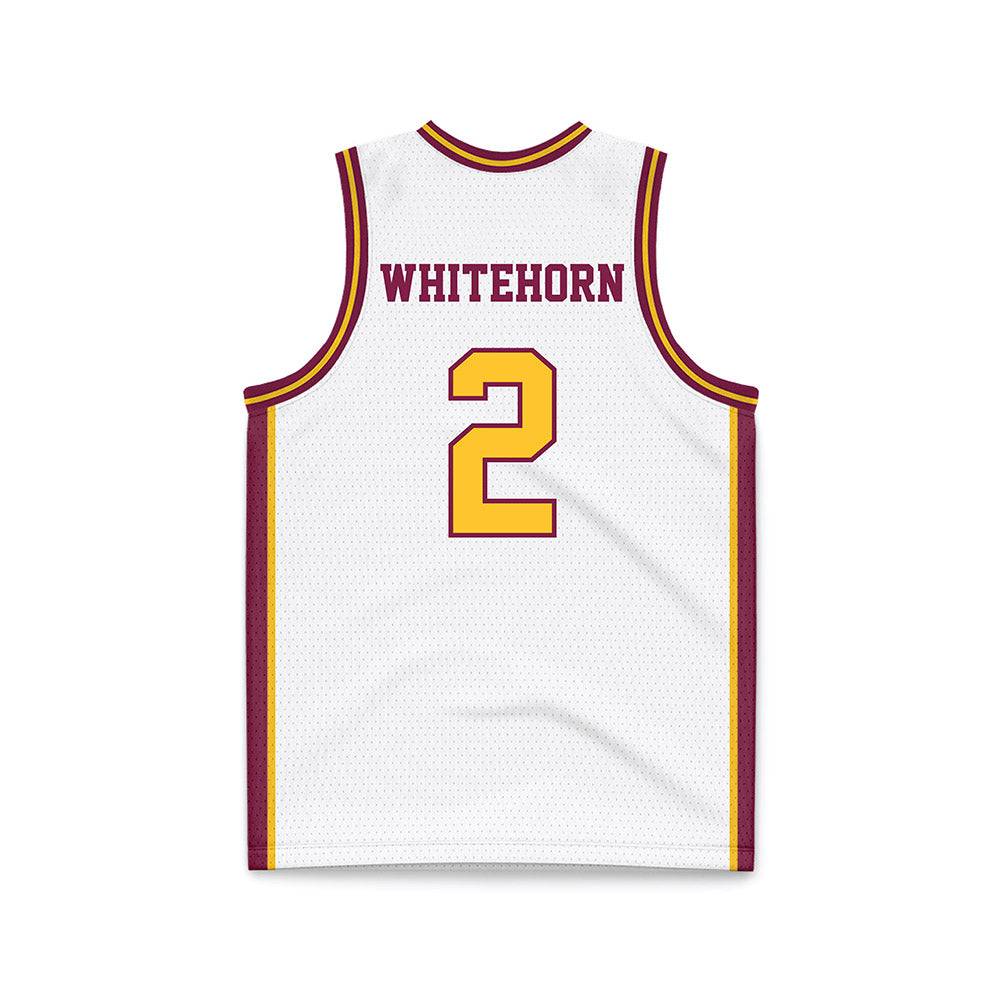 Arizona State - NCAA Women's Basketball : Ruby Whitehorn - White Basketball Jersey-1