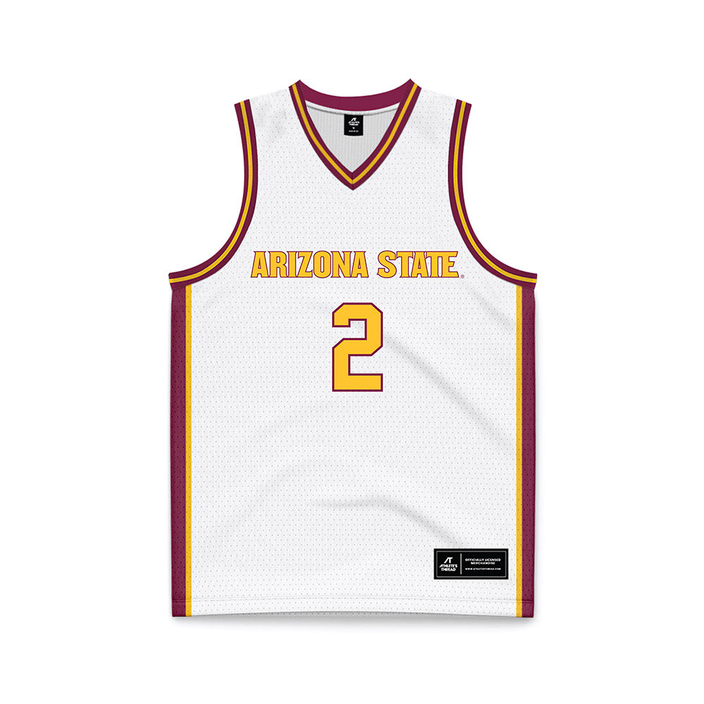 Arizona State - NCAA Women's Basketball : Ruby Whitehorn - White Basketball Jersey-0