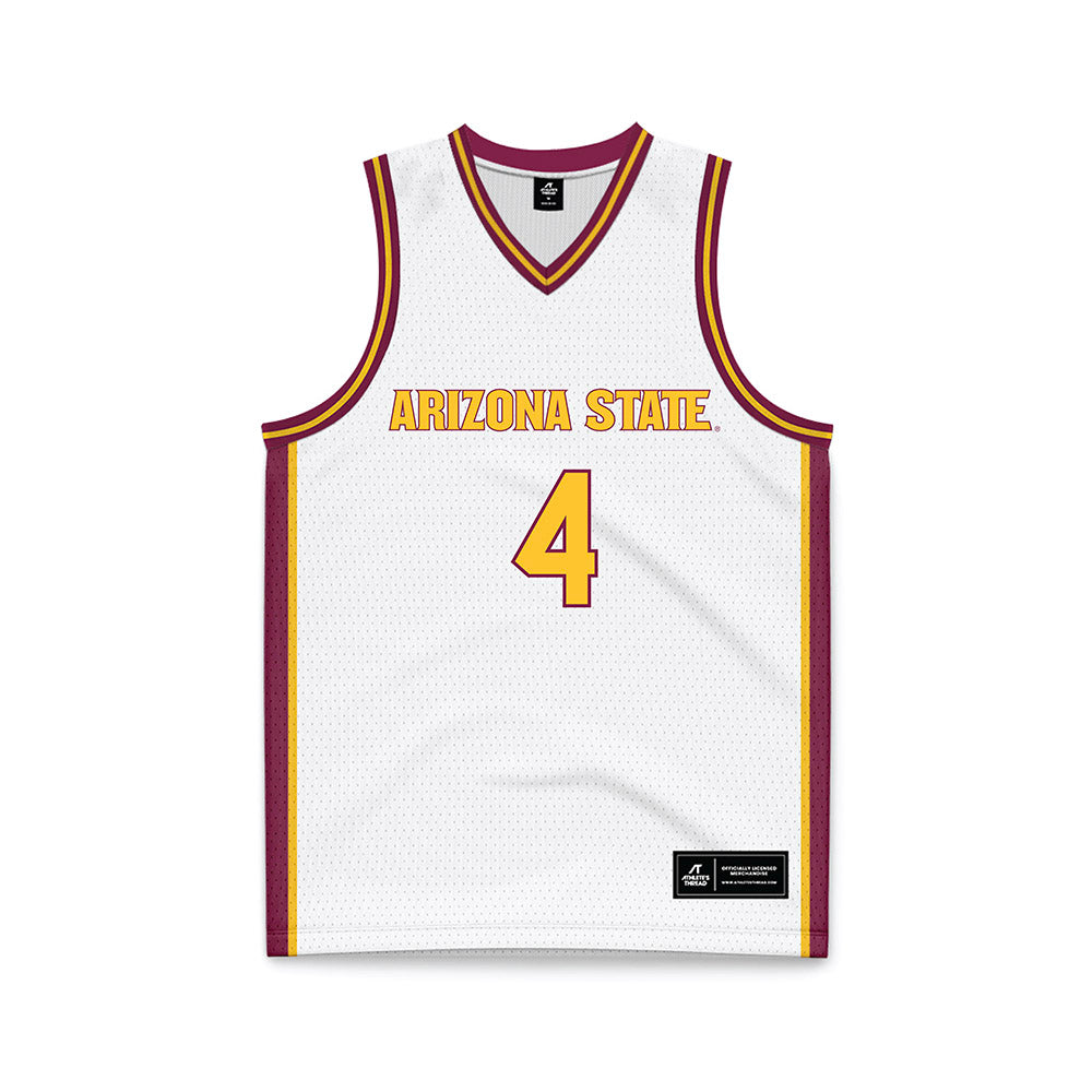 Arizona State - NCAA Women's Basketball : Rashunda Jones - White Basketball Jersey-0