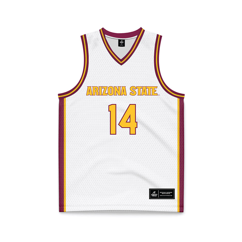 Arizona State - NCAA Women's Basketball : Heloisa Carrera - White Basketball Jersey-0
