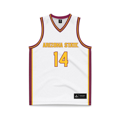 Arizona State - NCAA Women's Basketball : Heloisa Carrera - White Basketball Jersey-0