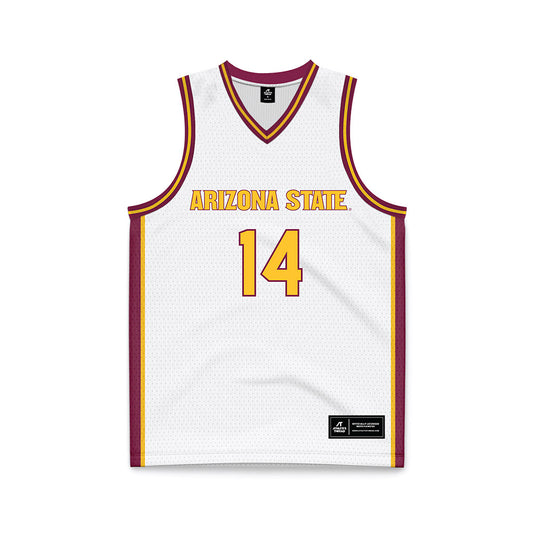 Arizona State - NCAA Women's Basketball : Heloisa Carrera - White Basketball Jersey-0