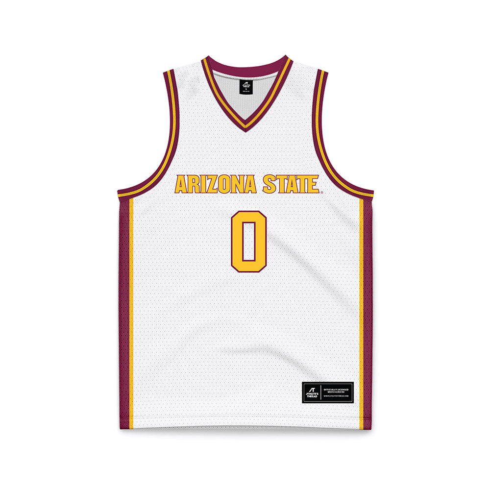 Arizona State - NCAA Women's Basketball : Gabrielle Elliott - White Basketball Jersey-0