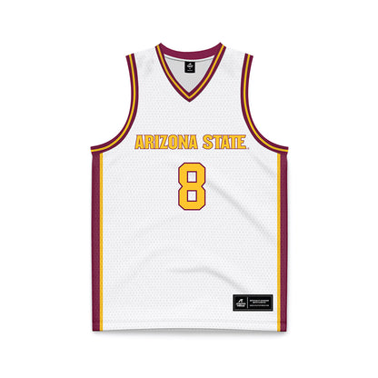 Arizona State - NCAA Women's Basketball : Londyn Parker - White Basketball Jersey-0