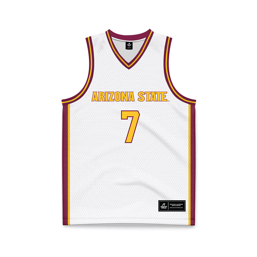 Arizona State - NCAA Women's Basketball : Martina Fantini - White Basketball Jersey-0