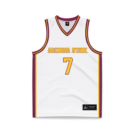 Arizona State - NCAA Women's Basketball : Martina Fantini - White Basketball Jersey-0