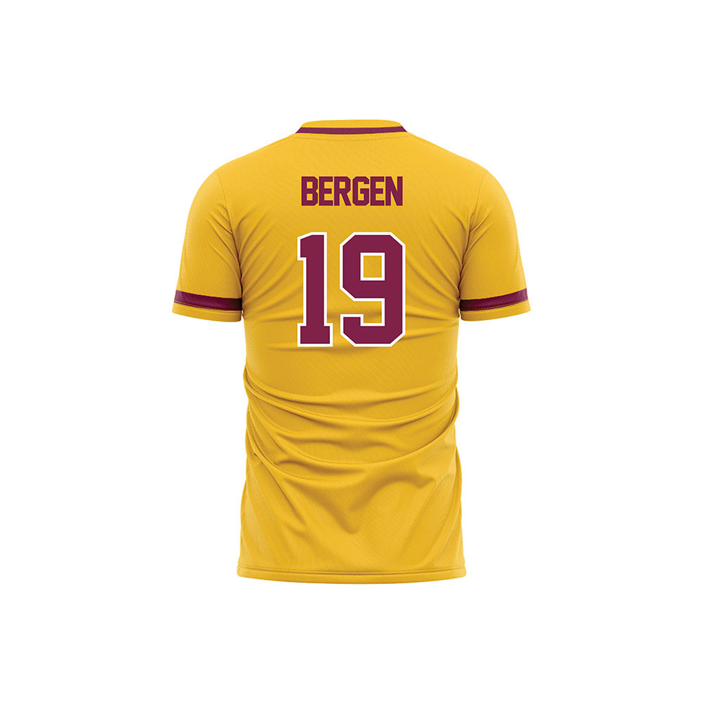 Arizona State - NCAA Women's Soccer : Sierra Bergen - Gold Volleyball Jersey-1