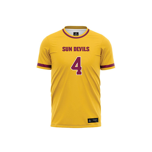 Arizona State - NCAA Women's Soccer : Gator DeMark - Gold Volleyball Jersey-0