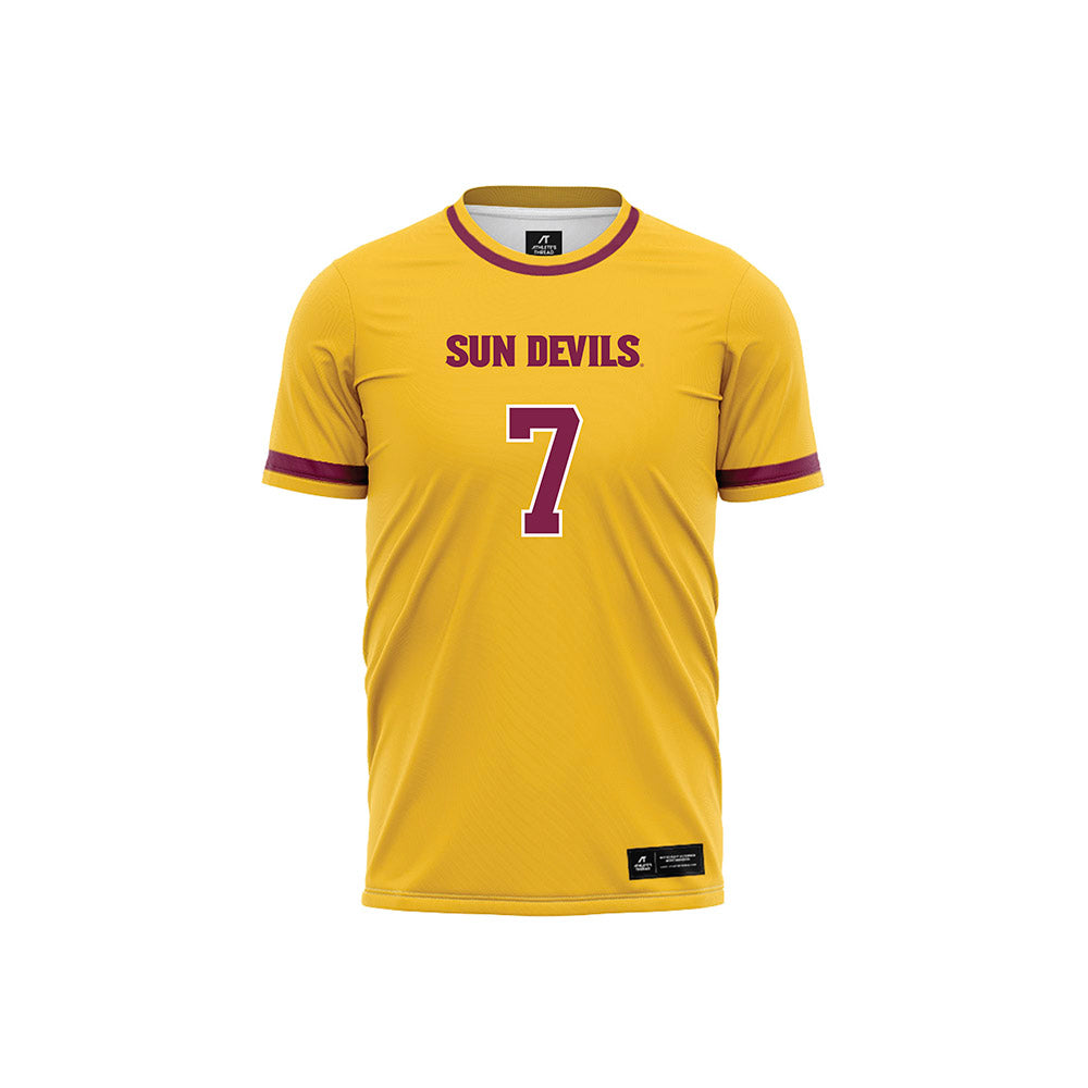 Arizona State - NCAA Women's Soccer : Tatum Thomason - Gold Volleyball Jersey-0