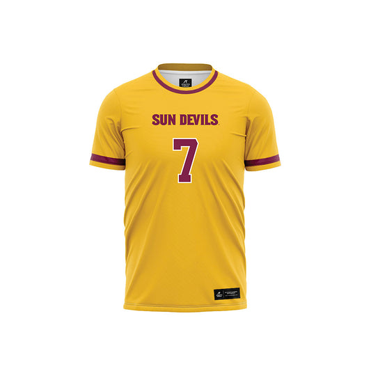 Arizona State - NCAA Women's Soccer : Tatum Thomason - Gold Volleyball Jersey-0