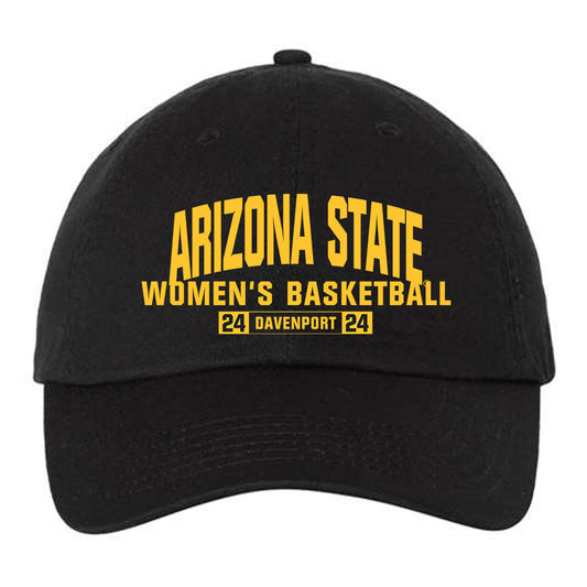 Arizona State - NCAA Women's Basketball : Deborah Davenport - Dad Hat-0