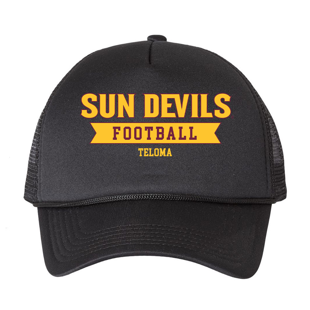 Arizona State - NCAA Football : Doughless Teloma - Trucker Hat-0