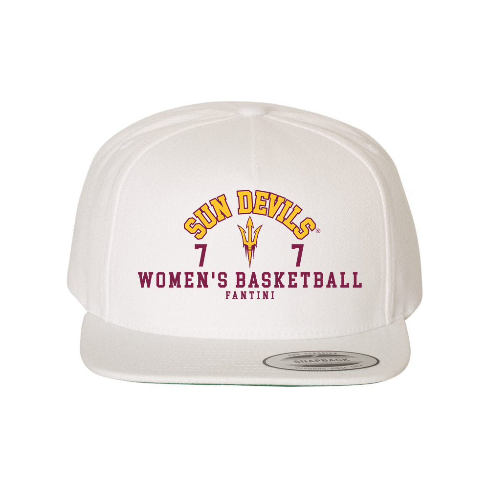 Arizona State - NCAA Women's Basketball : Martina Fantini - Snapback Hat-0