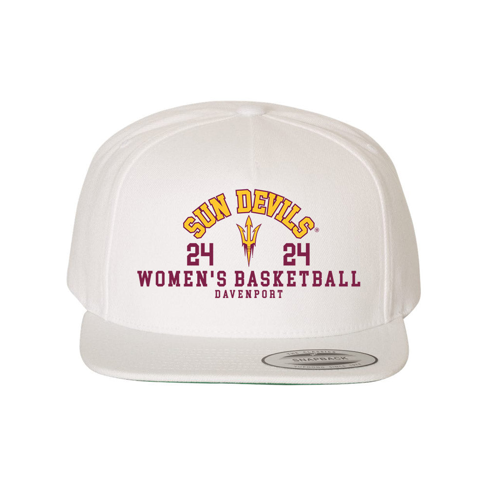 Arizona State - NCAA Women's Basketball : Deborah Davenport - Snapback Hat-0