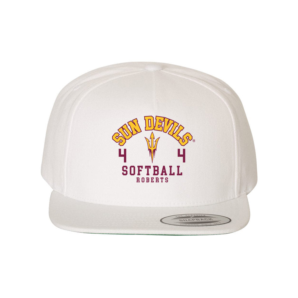 Arizona State - NCAA Softball : Jazmarie Roberts - Snapback Hat-0