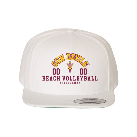 Arizona State - NCAA Beach Volleyball : Ava Kretschman - Snapback Hat-0