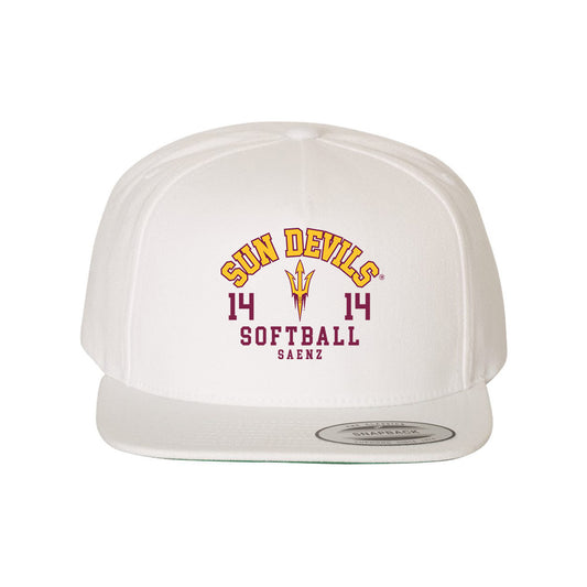 Arizona State - NCAA Softball : Sydney Saenz - Snapback Hat-0