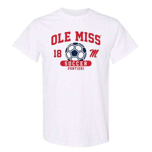 Ole Miss - NCAA Women's Soccer : Isabella Pontieri - Classic Fashion Shersey T-Shirt-0