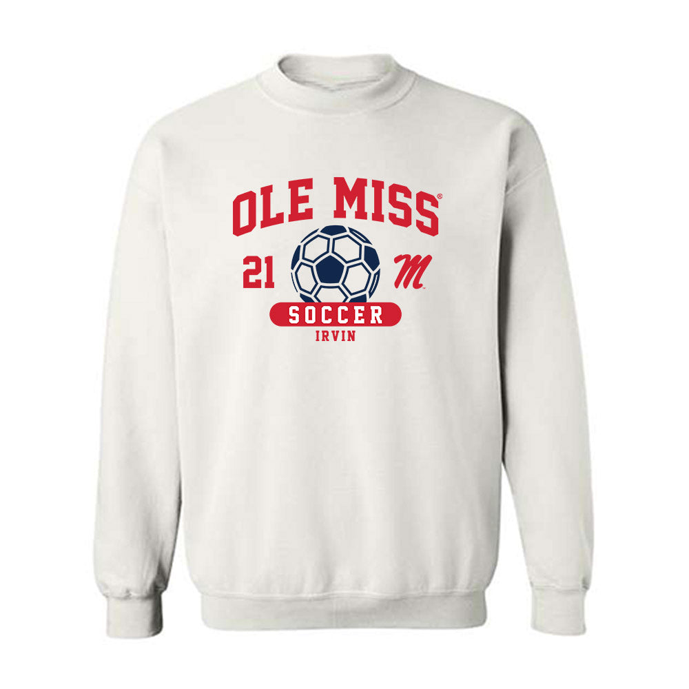 Ole Miss - NCAA Women's Soccer : Teaghan Irvin - Classic Fashion Shersey Crewneck Sweatshirt-0