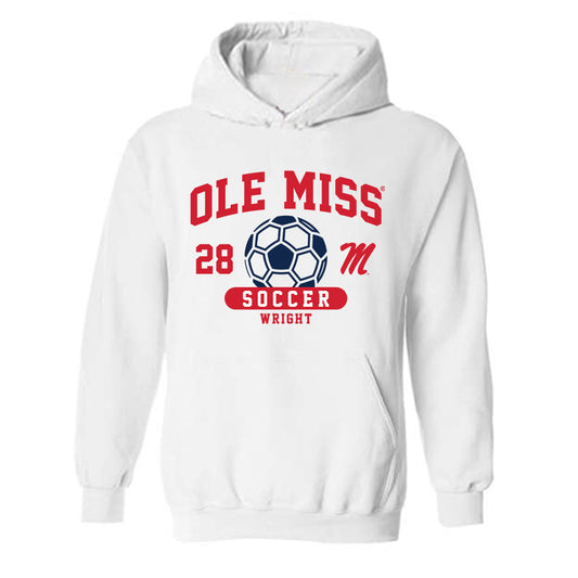 Ole Miss - NCAA Women's Soccer : Isabelle Wright - Classic Fashion Shersey Hooded Sweatshirt-0