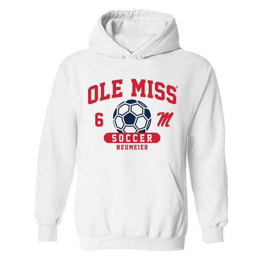 Ole Miss - NCAA Women's Soccer : Samantha Neumeier - Classic Fashion Shersey Hooded Sweatshirt-0