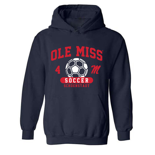 Ole Miss - NCAA Women's Soccer : Alex Schoenstadt - Classic Fashion Shersey Hooded Sweatshirt-0