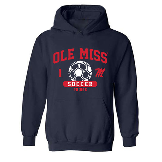Ole Miss - NCAA Women's Soccer : Taylor Prigge - Classic Fashion Shersey Hooded Sweatshirt-0
