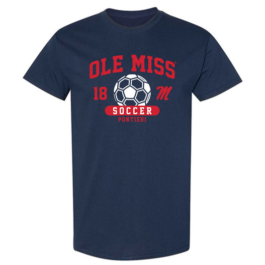 Ole Miss - NCAA Women's Soccer : Isabella Pontieri - Classic Fashion Shersey T-Shirt-0