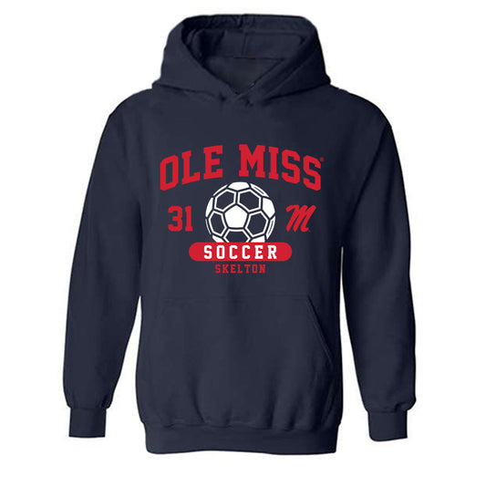 Ole Miss - NCAA Women's Soccer : Georgia Skelton - Classic Fashion Shersey Hooded Sweatshirt-0