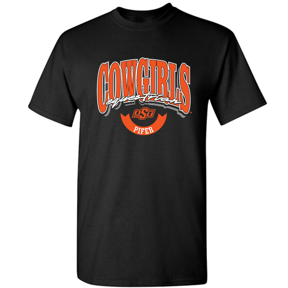 Oklahoma State - NCAA Equestrian : Sydney Pifer - Classic Shersey T-Shirt-0