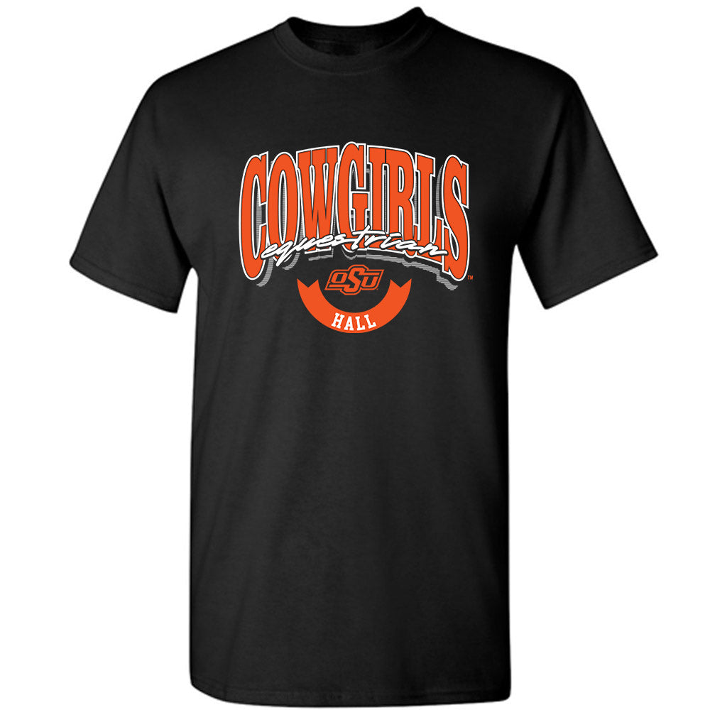 Oklahoma State - NCAA Equestrian : Colvin Hall - Classic Shersey T-Shirt-0