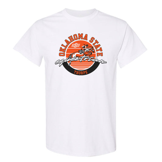 Oklahoma State - NCAA Equestrian : Lily Thorpe - Classic Shersey T-Shirt-0