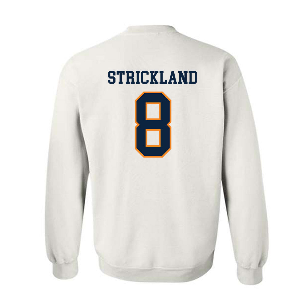 UT Martin - NCAA Baseball : Bo Strickland - Classic Shersey Crewneck Sweatshirt-1