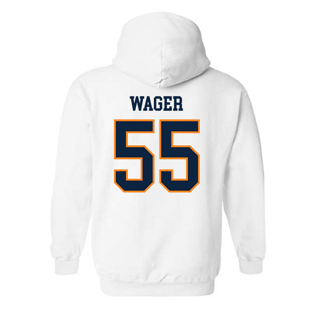 UT Martin - NCAA Baseball : Zach Wager - Hooded Sweatshirt Classic Shersey