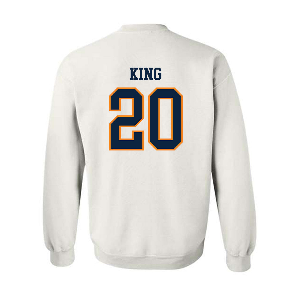 UT Martin - NCAA Baseball : Brandon King - Classic Shersey Crewneck Sweatshirt-1