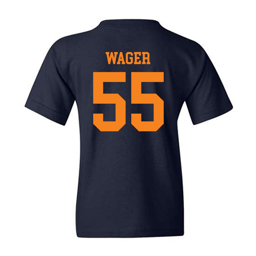 UT Martin - NCAA Baseball : Zachary Wager - Classic Shersey Youth T-Shirt-1