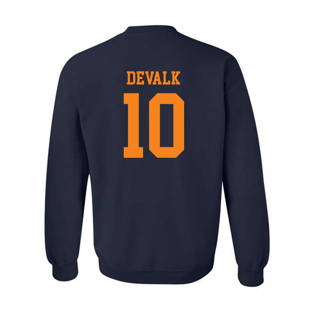 UT Martin - NCAA Baseball : Jake Devalk - Classic Shersey Crewneck Sweatshirt-1