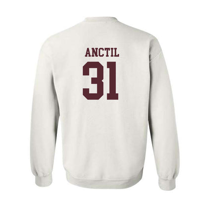 Texas State - NCAA Baseball : Justin Anctil - Classic Shersey Crewneck Sweatshirt-1