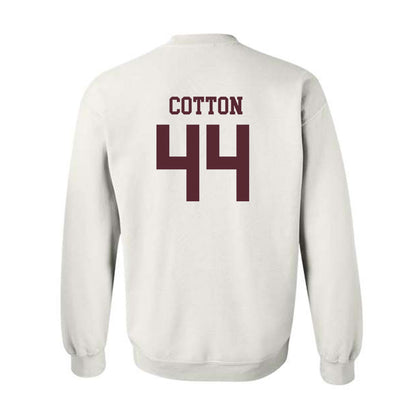 Texas State - NCAA Baseball : Jackson Cotton - Classic Shersey Crewneck Sweatshirt-1