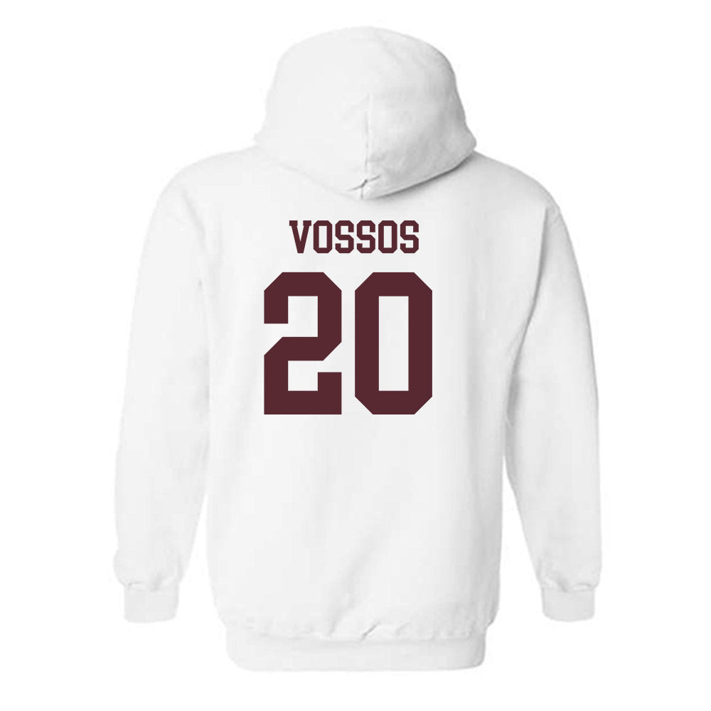 Texas State - NCAA Baseball : Justin Vossos - Classic Shersey Hooded Sweatshirt-1