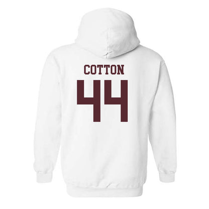 Texas State - NCAA Baseball : Jackson Cotton - Classic Shersey Hooded Sweatshirt-1