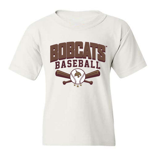 Texas State - NCAA Baseball : Will Canalichio - Classic Shersey Youth T-Shirt-0