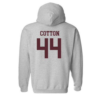 Texas State - NCAA Baseball : Jackson Cotton - Classic Shersey Hooded Sweatshirt-1