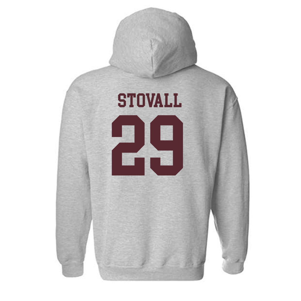 Texas State - NCAA Baseball : Kortland Stovall - Classic Shersey Hooded Sweatshirt-1