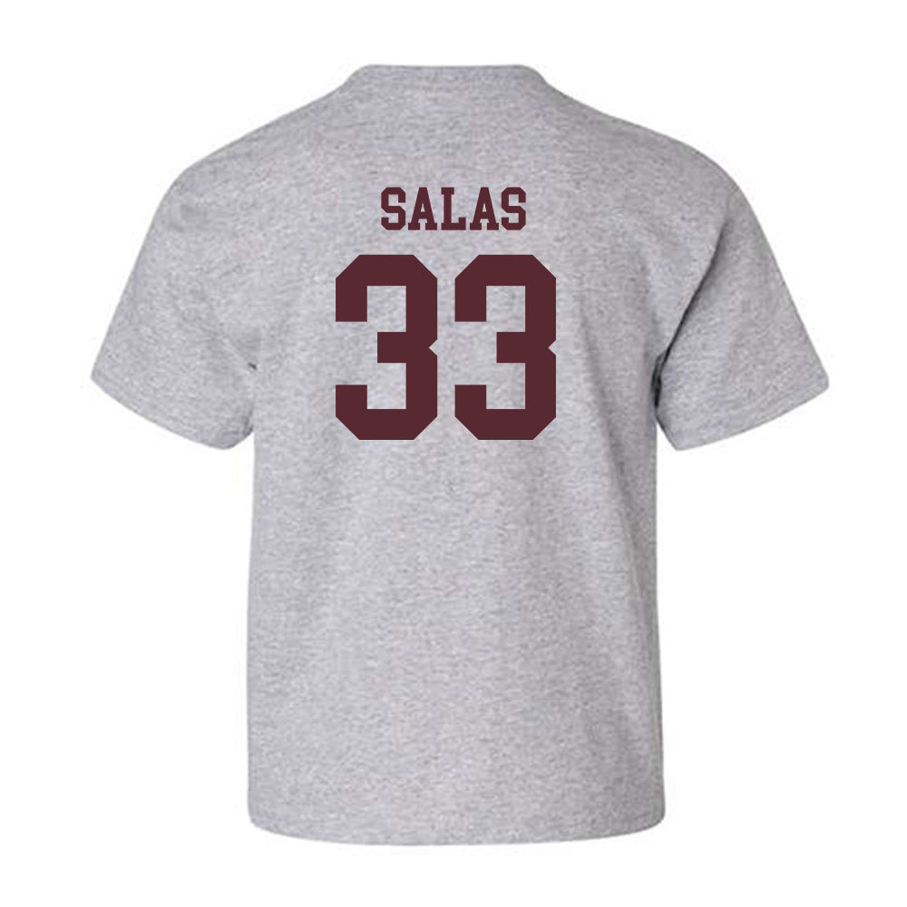 Texas State - NCAA Baseball : Manny Salas - Classic Shersey Youth T-Shirt-1
