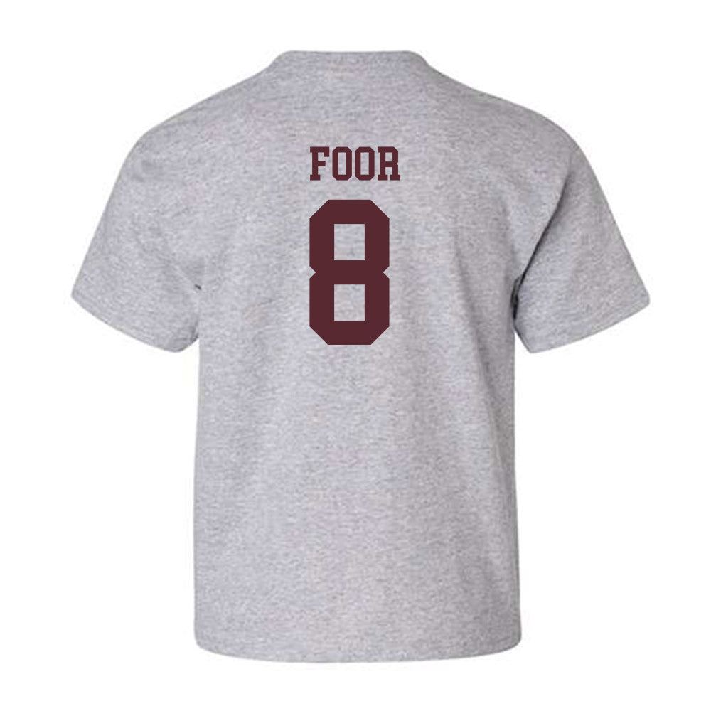 Texas State - NCAA Baseball : Daylen Foor - Classic Shersey Youth T-Shirt-1